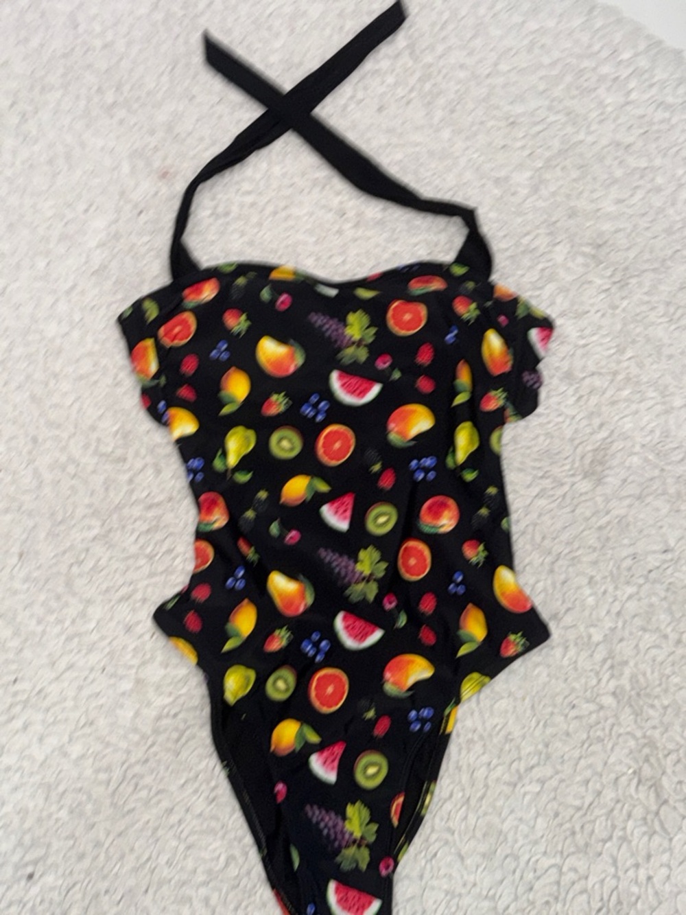 Target fruit printed swimsuit